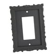 thumbnail image 4 of WLPZXP Light Switch Cover Plate Black Decorative for Household Bathroom Living Room Style C, 4 of 9