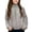 Gray, variant on Little Girls Solid Turtleneck Sweaters Christmas Winter Tops Kids Long Sleeve Cable Knit Casual Winter Pullover for 1-10 Years Red