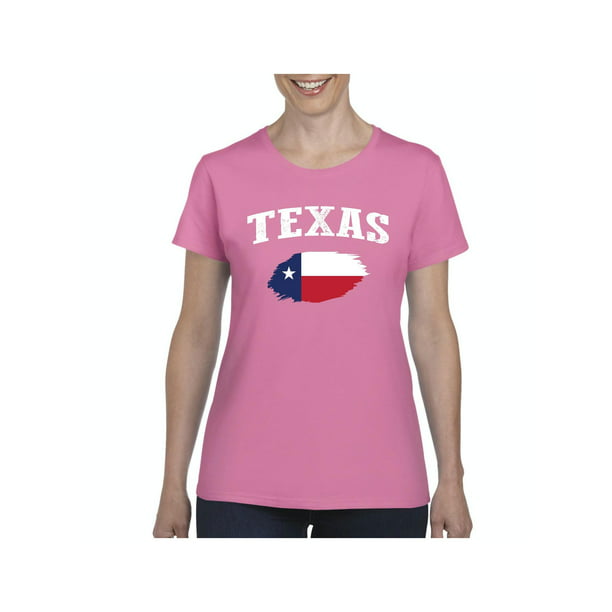 Mom's Favorite - Womens Texas Flag Short Sleeve T-Shirt - Walmart.com ...