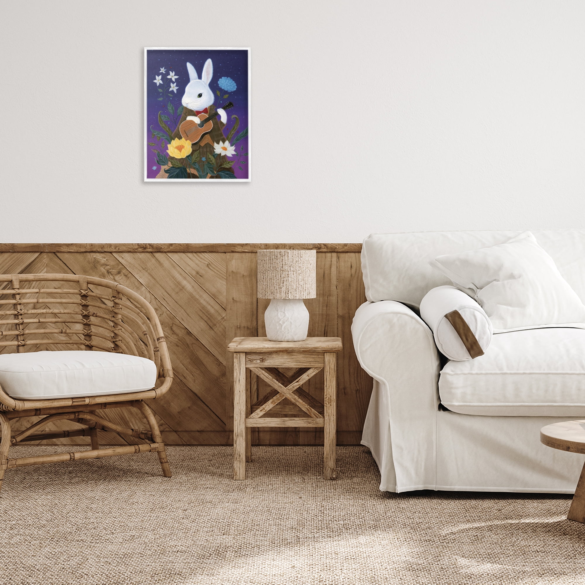 Stupell Industries Maria Von Carrot White Framed Giclee Art, design by Gina Matarazzo