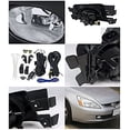 thumbnail image 2 of For Honda Accord DX LX 4DR Sedan Clear Fog Lights+H11 Bulbs+Switch, 2 of 2
