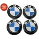 Ensemble de Remplacement d'Emblèmes 4Pcs BMW - Casquettes Centrales de Roue, Emblème de Capot et Emblème de Tronc – image 1 sur 4