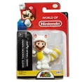 thumbnail image 2 of Nintendo Tanooki Mario White 2.5" Limited Articulation Figure, 2 of 3
