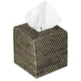 thumbnail image 4 of Kouboo Square Honey-Brown Rustic Naturally Grown Rattan Facial Tissue Covers, 4 of 21