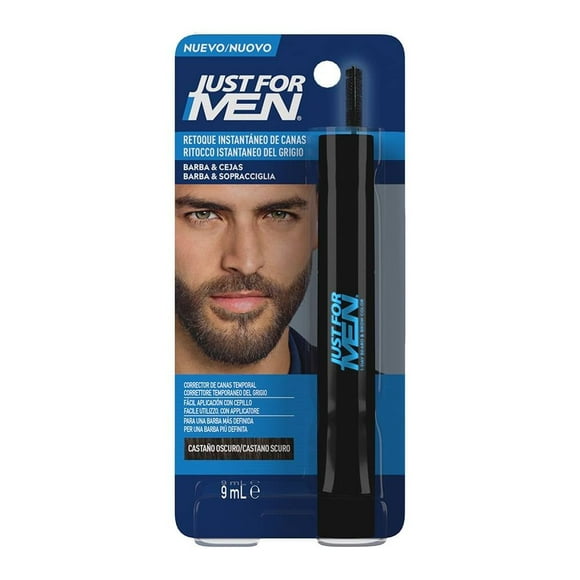 Retocador instantáneo de canas Just For Men castaño oscuro
