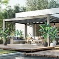 thumbnail image 4 of Artificial Bird of Paradise Plant,Indoor Outdoor Modern Decor Low-Maintenance Faux Tropical Tree,Easy Assembly,Greenery for Home or Office, Ideal Housewarming Gift, 4 of 5