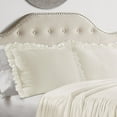 thumbnail image 4 of Lush Decor Ruffle Skirt Bedspread Ivory 3Pc Set Full, 4 of 7