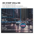 thumbnail image 2 of Dash Cam Dual Lens Ultra HD Real 4K Car DVR Camera GPS Rear View Night Vision WDR Video Recorder 24H Parking ,Clear Images, 2 of 6