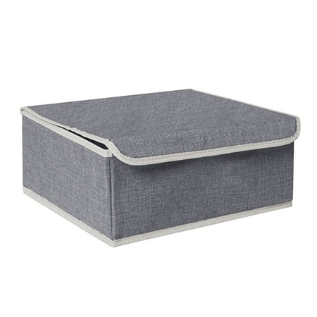 

Dtydtpe storage bins 13 Lattice Finishing Box Underwear Underwear Storage Box Bra Socks Foldable Underwear Storage Box Foldable Storage Bag Washable