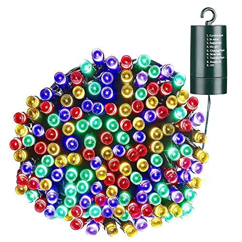 Guirnalda de luces navideñas Joomer de 66 pies y 200 LED, multicolor