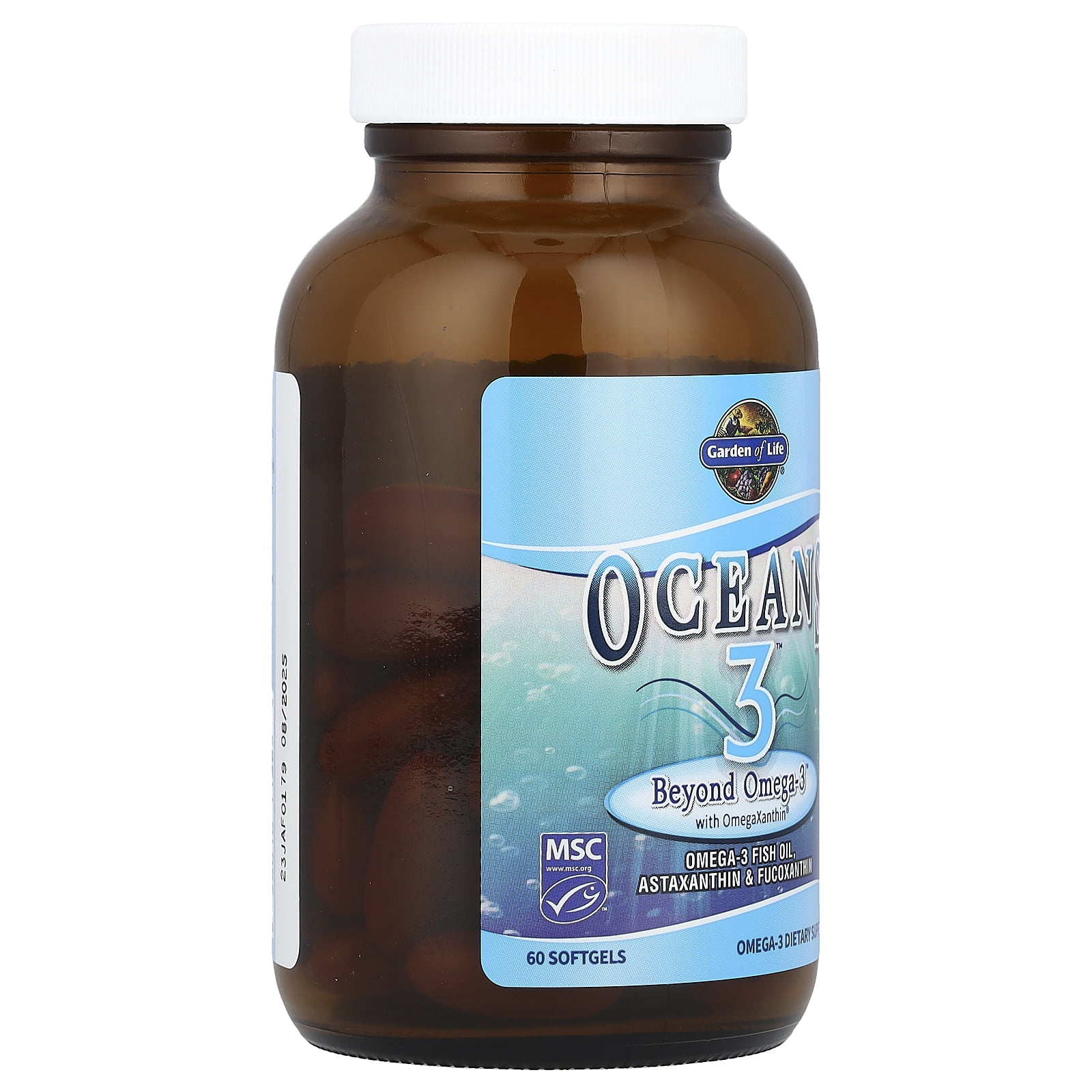 Garden of Life Oceans 3 Beyond Omega-3 Softgels, 60 Ct