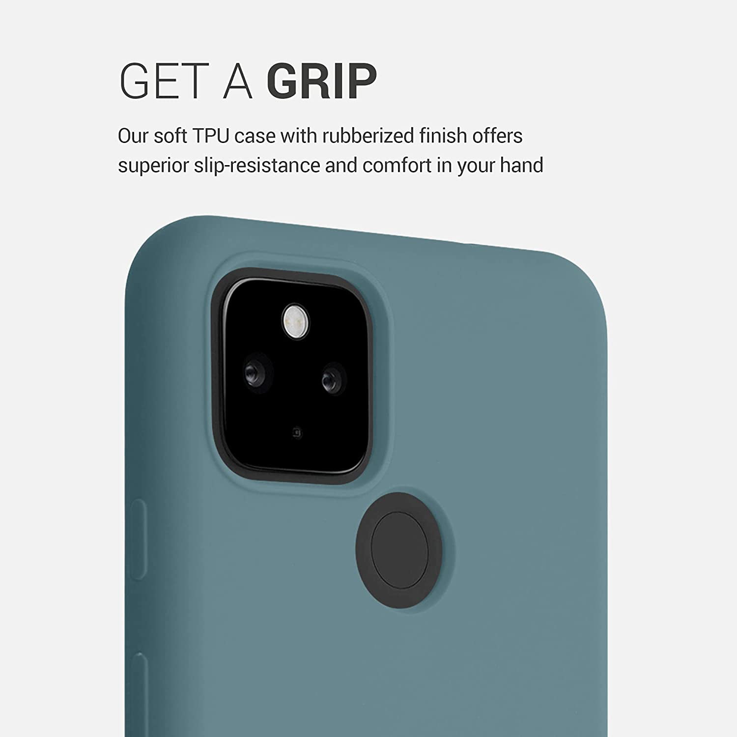 Case Slim Phone Cover with Soft Finish kwmobile TPU Silicone Case Compatible with Google Pixel 4a Royal Blue