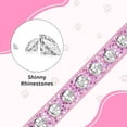 thumbnail image 4 of ‌Shiny Rhinestone Pet Collar - Adjustable PU Leather Dog & Cat Collar with Bling, Sparkling Fashion Accessory for Small Dogs, 4 of 5