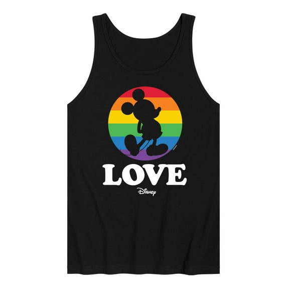 Disney Pride - Love - Rainbow Spotlight on Mickey - Men's Jersey Tank Top