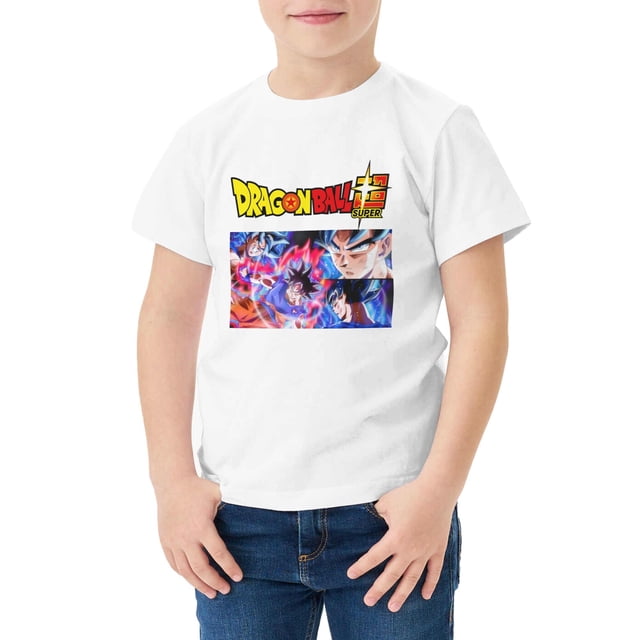Camiseta Algodón de DBZ para niños