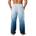 thumbnail image 5 of Men's Allover Printed Home Pants Sleeping Pajama Pants - Long Pants with Pockets for Winter Lounging, Bedtime Comfort and Holiday Relaxation,Blue,S, 5 of 7