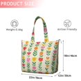 thumbnail image 4 of Pioneer Flower Floral Print Pattern Travel Tote Bags for Women Carry On,Large Weekender Bags for Women Travel,Multi Functional Duffle Bag for Work,Shopping,Sports, 4 of 5