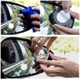 thumbnail image 3 of Set Of 2 Blind Spot Mirrors, 2 Inch Round Hd Glass Convex 360 Degree Wide Angle Side Mirror With Abs Housing For Cars, Suvs And Trucks, Silver, 3 of 4