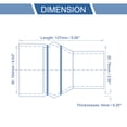 thumbnail image 3 of 1 Pcs 102mm-76mm/ 4.02''- 2.99'' ID 127mm/ Manguera de silicona para automóvil negra y azul, manguera de bulto, manguera de refrigerante universal, 3 of 7
