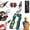 Green, variant on 4-in-1 Wire Stripping and Testing Pliers, Heavy-Duty Electrical Pliers&Wire Cutters, Multi-Function Electrician Wire Strippers Tool with Voltage Tester&Alarms for Professional & Home Use