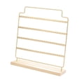thumbnail image 4 of Organizador de pendientes de metal, práctico soporte para pendientes colgantes para dormitorio, tienda minorista Oro, 4 of 10