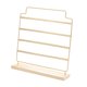 thumbnail image 4 of Organizador de pendientes de metal, práctico soporte para pendientes colgantes para dormitorio, tienda minorista Oro, 4 of 10