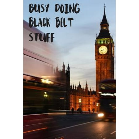 Busy Doing Black Belt Stuff: Big Ben In Downtown City London With Blurred Red Bus Transportation System Commuting in England Long-Exposure Road Bla