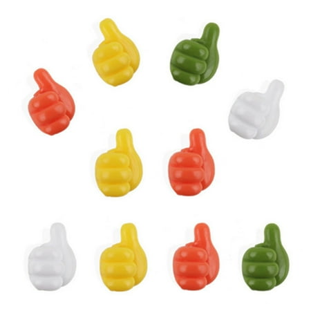

[Random color ten-piece set] Thumb hook multi-function cable organizer