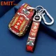 thumbnail image 4 of Funda de cuero para llave de coche para VW Volkswagen Golf 7 MK7 Jetta POLO para Skoda Yeti Superb Rapid Octavia para SEAT Leon Ibiza Funda para llave, 4 of 5