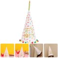 thumbnail image 3 of KAKOWELY Sombreros de cono de cumpleaños, gorras de cono de tela, sombreros de cono para fiesta de cumpleaños infantil, tocados para fiesta de cumpleaños, 3 of 3