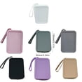 thumbnail image 5 of Travel Makeup Bag Silicone Cosmetic Organizer Waterproof Toiletry Case for Women with Easy Grip Handle for Women, 5 of 11
