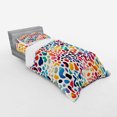 thumbnail image 2 of Ambesonne Leopard Print Bedding Set 3 Pcs, Modern Colorful Spots, TwinXL, Multicolor, 2 of 2