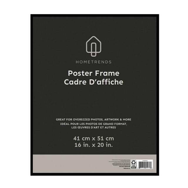 Hometrends Basic Poster Frame 16x20in, Black
