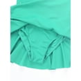 thumbnail image 6 of Doomiva Big Girls Shiny Rhinestone Mesh Splice Back Figure Ice Skating Dress Ballet Tank Leotard Mint Green 10, 6 of 7