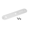 thumbnail image 3 of FashionCha Guitar Control Plate Electric Guitar Iron Switch Pickup Plate Instrument Hardware Lightweight Design Replacement With Screws Easy Install Suitable for DIY Upgrades Musician silver, 3 of 8