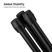 Yescom 2 Pack Microphone Stand Boom Arm Floor Tripod Dual Mic Clip 31-53 Adjustable Height, 360-degree Rotating for Acoustic Recording, Podcast