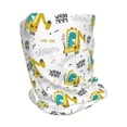 thumbnail image 2 of KLL Dinosaur on Excavator Pirnt Wicking Running Beanie Head Wrap Cycling Bandana for Men Women, 2 of 8