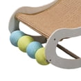 thumbnail image 4 of Cat Hammock Bed Cat Rocking Chair Kitty Wear Resistant Portable Rest Play Balls Brown, 4 of 9