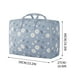 thumbnail image 3 of Bolsa de Almacenamiento Extragrande | Organizador Portátil con Cremallera para Ropa, Edredones y Ropa de Cama | Tela No Tejida, Resistente Al Agua, Diseño Plegable | Azul, Paquete de 1, 3 of 7
