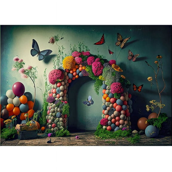 Photography Background Mother Day Vintage 3D ration Child Baby Cake Smash Family Photoshoot Photo Studio Backdrop