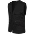 thumbnail image 1 of MenMulti-pocketUtilityCargoCombatVestFishingWaistcoatHikingJacketGiletCoat, 1 of 2