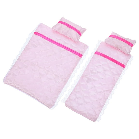 Masteelf Doll Cotton Pillowcase Travel 16.80X14.70X0.50CM Pink