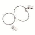 thumbnail image 4 of Curtain Clip Rings, 1.5 Inch, Openable Metal Hooks for Drapery. Rustproof finish for window rods, 4 of 5