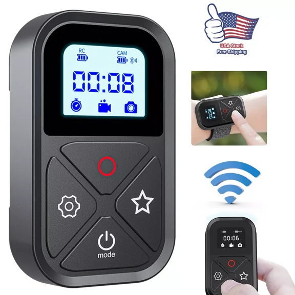 Wireless Smart Remote Control for GoPro 12/11/10/9/8/MAX* WiFi Camera Controller