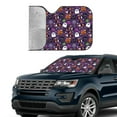 thumbnail image 3 of Kdxio Halloween Sweet Candy Print Front Windshield Sun Shade,Folding Auto Sunshade for Car Truck SUV-Medium, 3 of 7