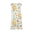 thumbnail image 5 of BYHONG Robes d'Été Décontractées pour Filles Mode Mignonne Printemps et Été Imprimé Col Rond Sans Manches Robe Décontractée (1) Vert Menthe 3-4 Robes de Soleil pour Filles, 5 of 5