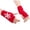 Red, variant on Christmas Gloves for Women Half Finger Knitted Warm Touchscreen Gloves Snowflake Embroidered Winter Texting Typing Gloves Stocking Stuffers Holiday Gift for Her, Red,A