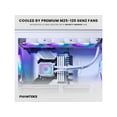thumbnail image 5 of Phanteks Glacier One 360M25 G2 AIO Liquid CPU Cooler, White, RGB Pump Cap Design, 3x Performance 120mm M25 G2 PWM RGB Fans, for Intel LGA 1700, 1851, 1200, 115x and AMD AM4/AM5 sockets, White, 5 of 6