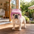 thumbnail image 5 of Pet Wig for Cats, Cute Colored Hairpiece for Christmas Photos, Holiday Parties, Cosplay & Birthday Dress-Up, Adjustable Wig for Small Pets (1PC, Pink), 5 of 9