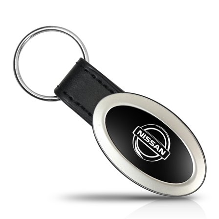 Nissan Oval Style Metal Key Chain Key Fob